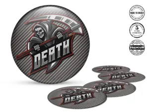 Hub Cap Sticker Style Turbo Flow Surge